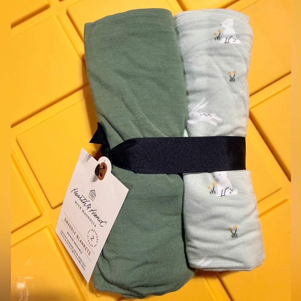 Knit Swaddle Blanket Set